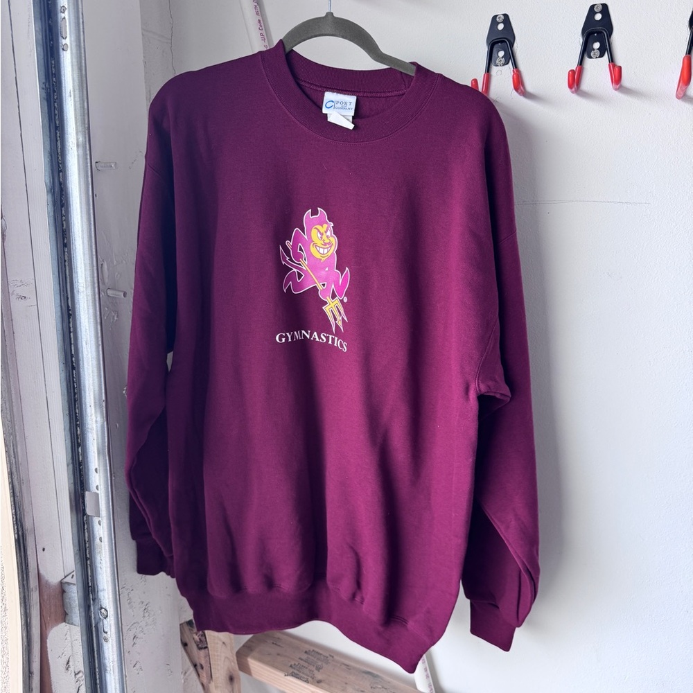ASU Gymnastics Maroon Sweater